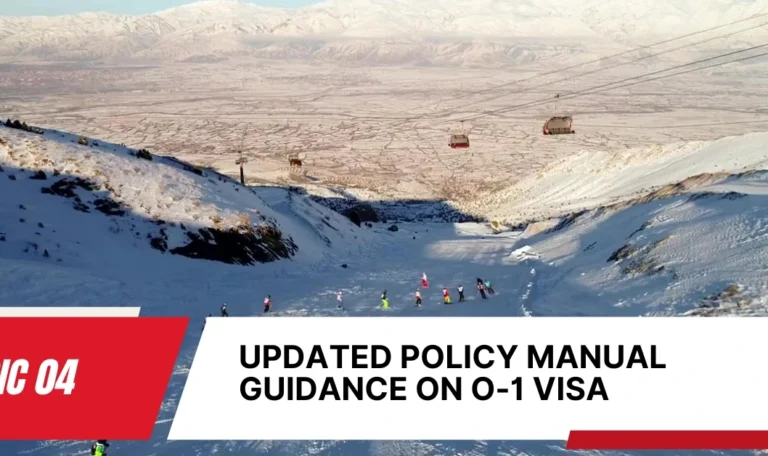 Updated Policy Manual Guidance on O-1 Visa
