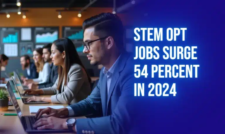 STEM OPT Jobs Surge 54 Percent in 2024